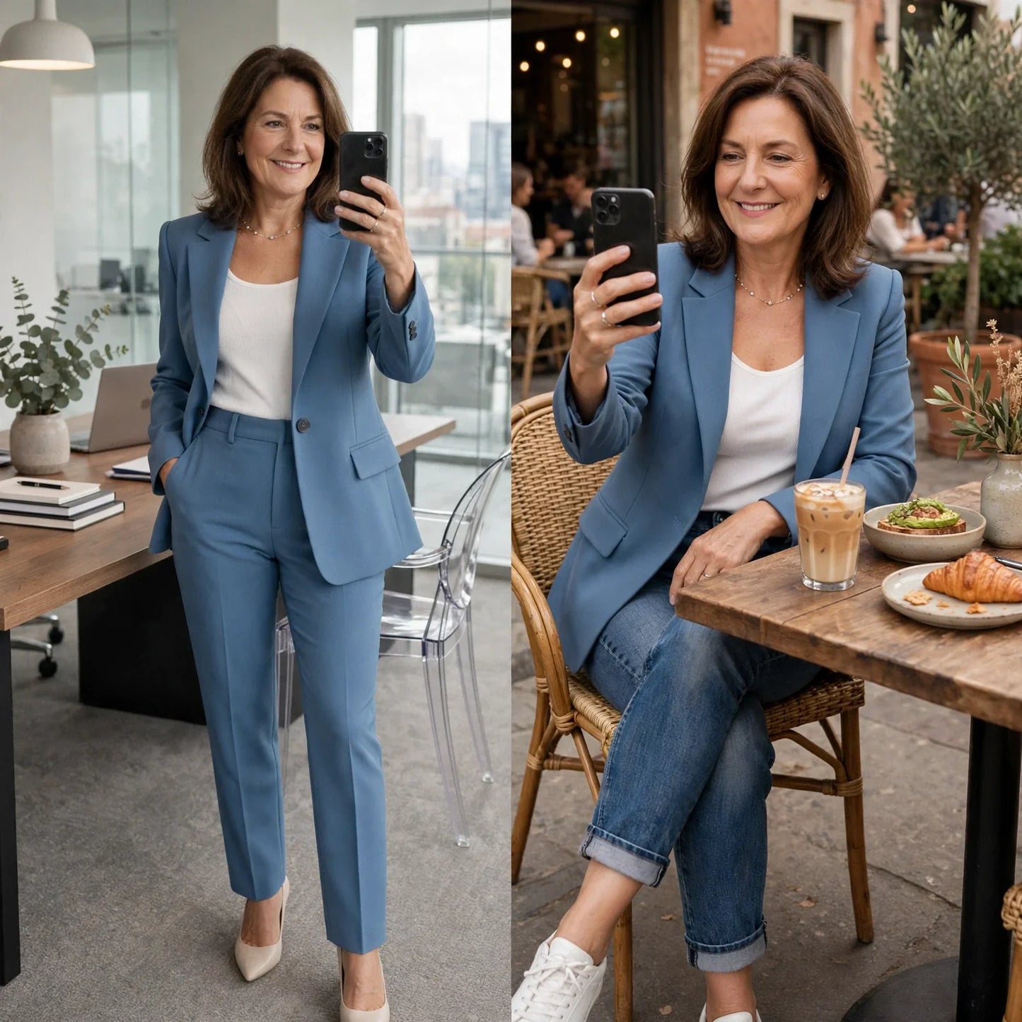 Adriana Alberti™ Dopasowany komplet ubrań dla bezwysiłkowej elegancji