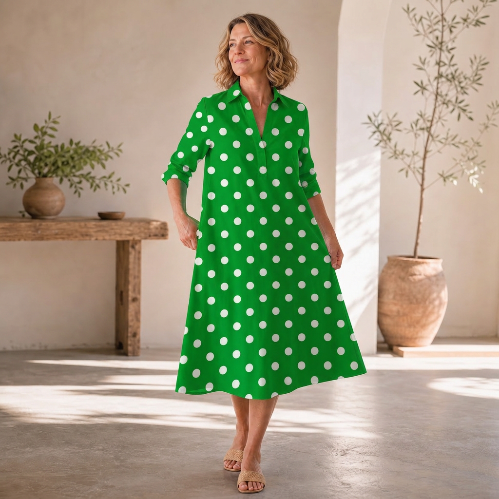Agnese Lambruschini™ Elegancka sukienka midi dla prostej elegancji