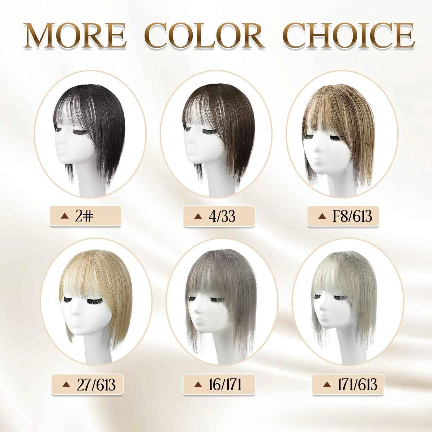 BangPro Realistic Bangs Hair Topper - lifestyle image of woman with natural bangs hair topper