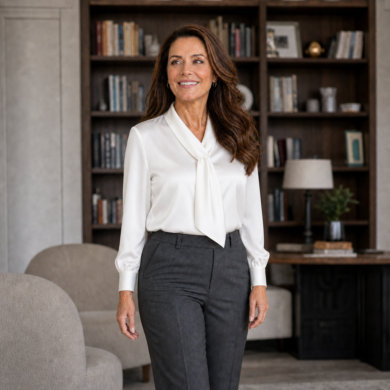 Barbara Abbondanza™ Elegancka koszula do pracy i na weekend