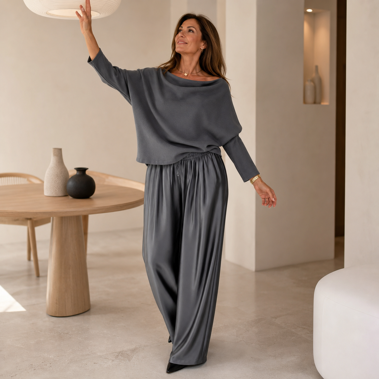 Benedetta Barchetti™ Zwiewny dwuczęściowy komplet w stylu swobodnej elegancji