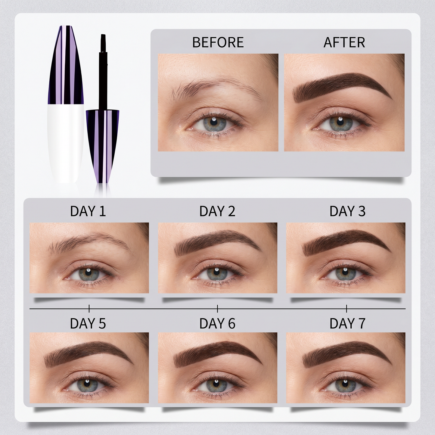 BrowPeel Pro™ Długotrwały tint do brwi z efektem peel-off