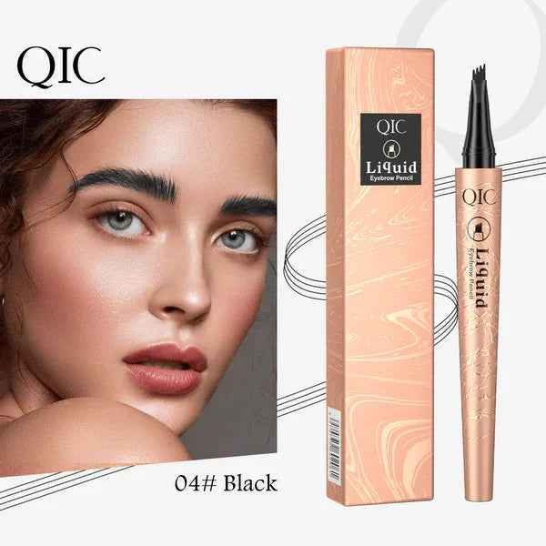 Browvané Precision Brow Pencil - main product hero view of 4-prong microblading tip waterproof eyebrow pencil