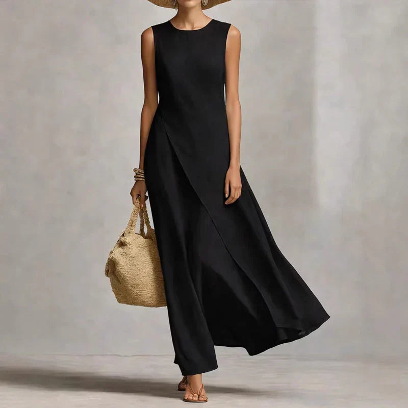 Brunella Trapanese™ Elegancka sukienka maxi na lato