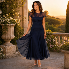 Camilla Della Valle™ Elegancka zwiewna sukienka na wyjątkowe okazje