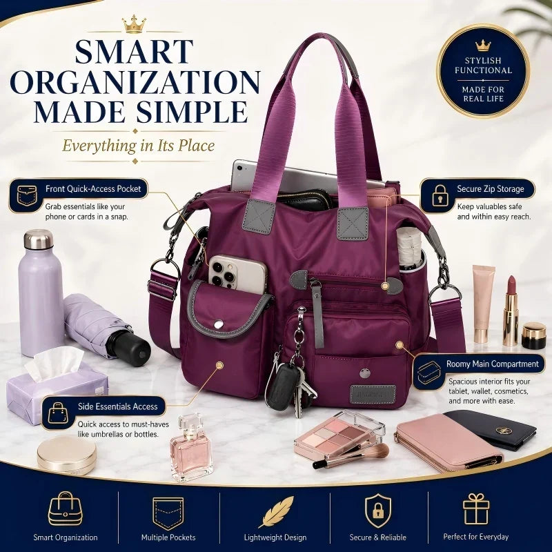 CarryLux™ Pojemna torba codzienna dla łatwej organizacji