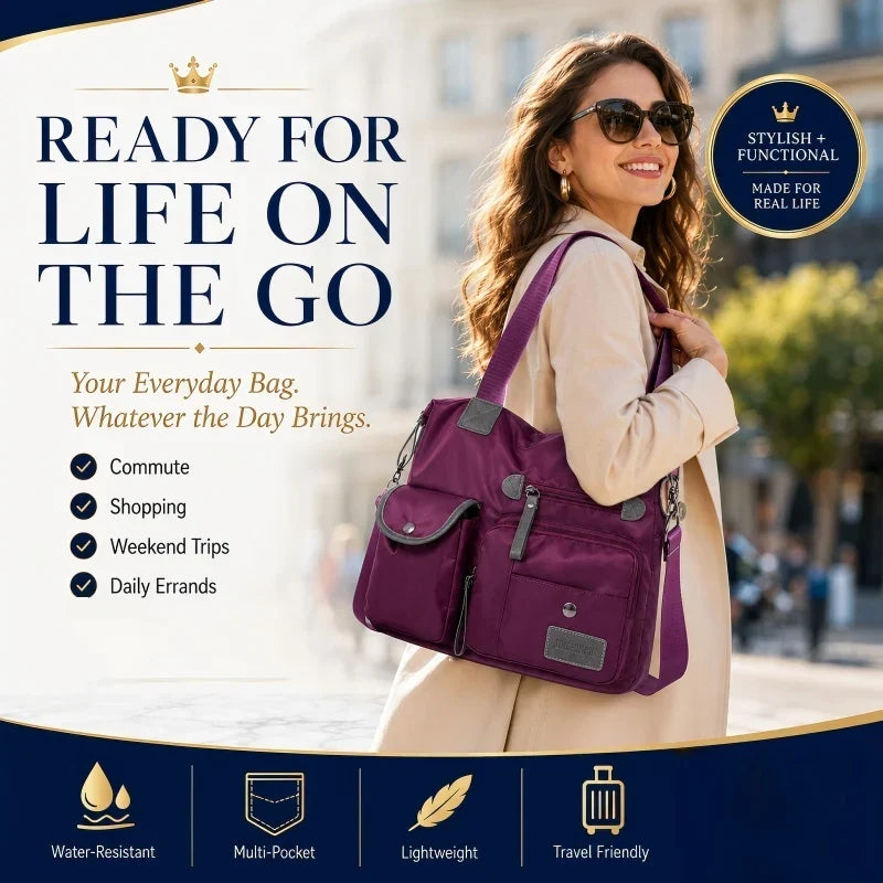 CarryLux™ Pojemna torba codzienna dla łatwej organizacji