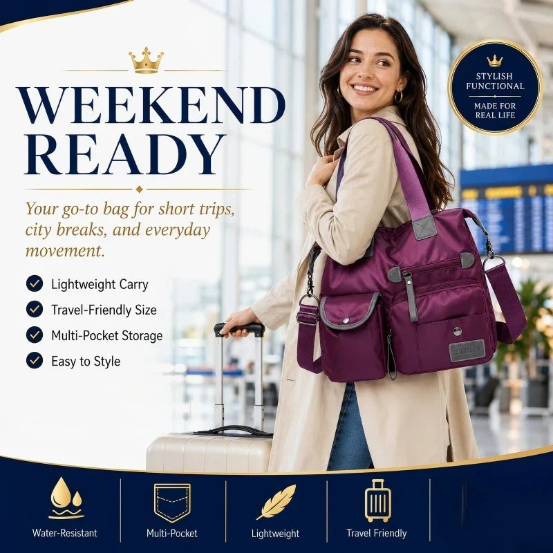 CarryLux™ Pojemna torba codzienna dla łatwej organizacji