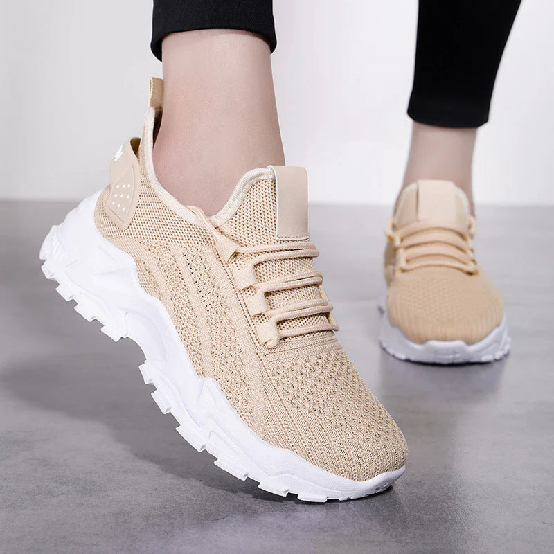 Chiara Ricci Lightweight Comfort Sneakers - top-down view of sneaker opening and insole