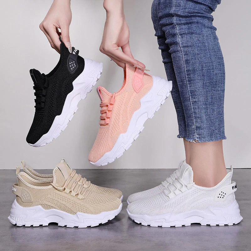 Chiara Ricci Lightweight Comfort Sneakers - main hero view of women's breathable sneakers