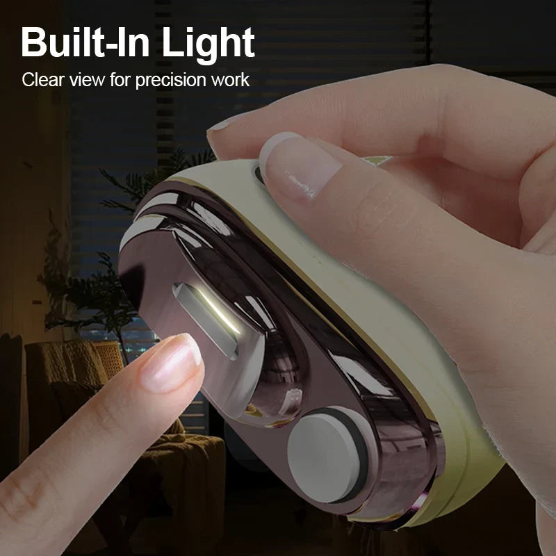 ClipGuard Pro+™ Elektryczny obcinacz do paznokci z pilnikiem