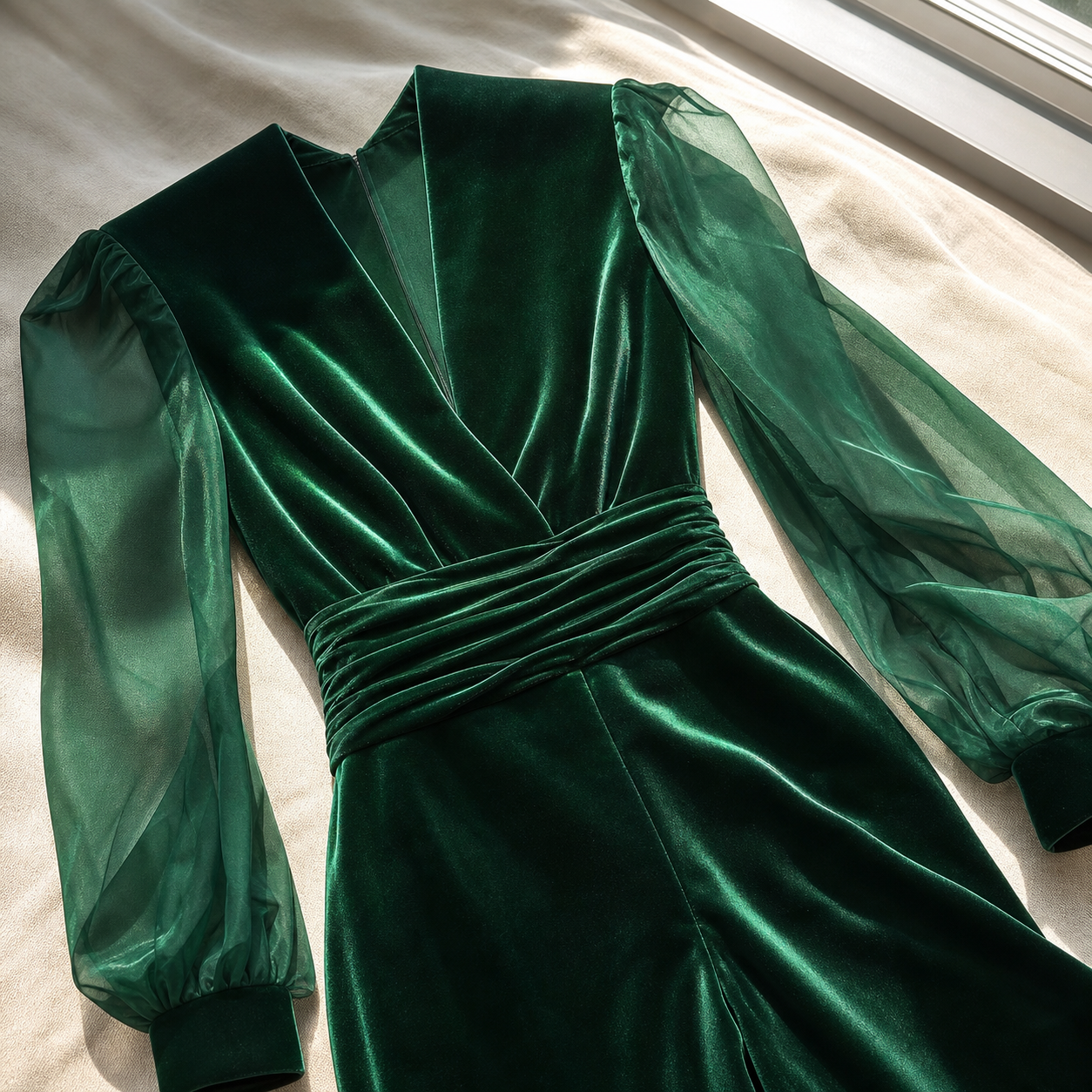 Egle Bartolomei™ Elegancki aksamitny kombinezon modelujący sylwetkę