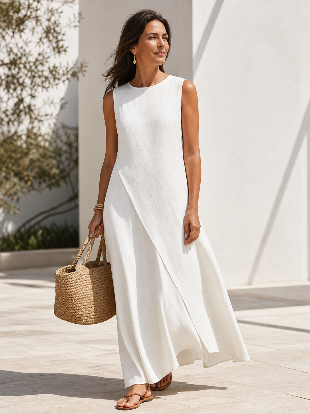 Elettra Stagno™ Zwiewna minimalistyczna sukienka dla swobodnej letniej elegancji