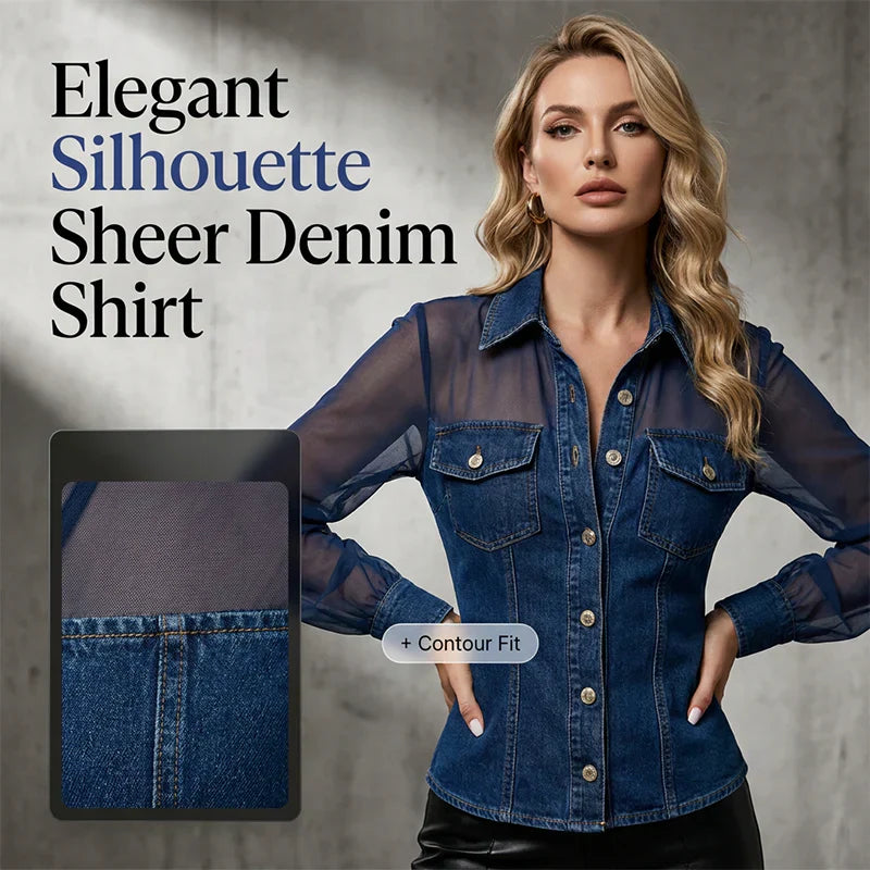 Fausta Paratore Elegant Mesh Top - main front product view