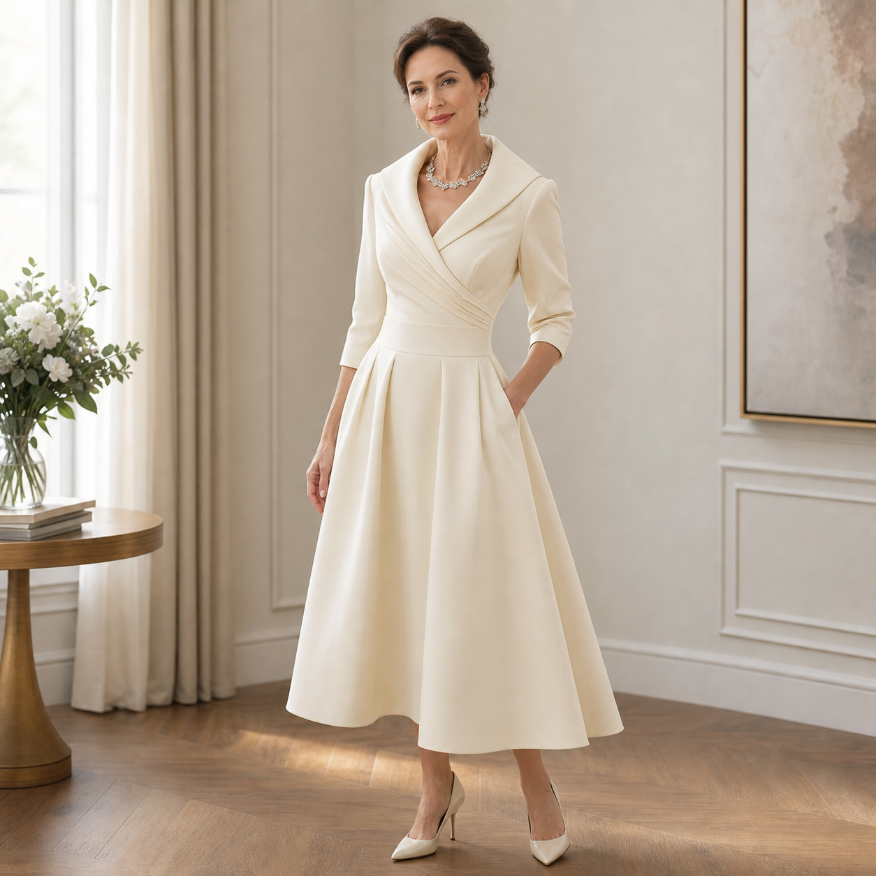 Federica Bassetti™ Klasyczna sukienka dla codziennej elegancji