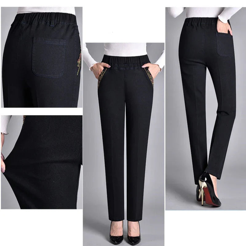 FlexiFit™ Wygodne jeansy damskie z kieszeniami
