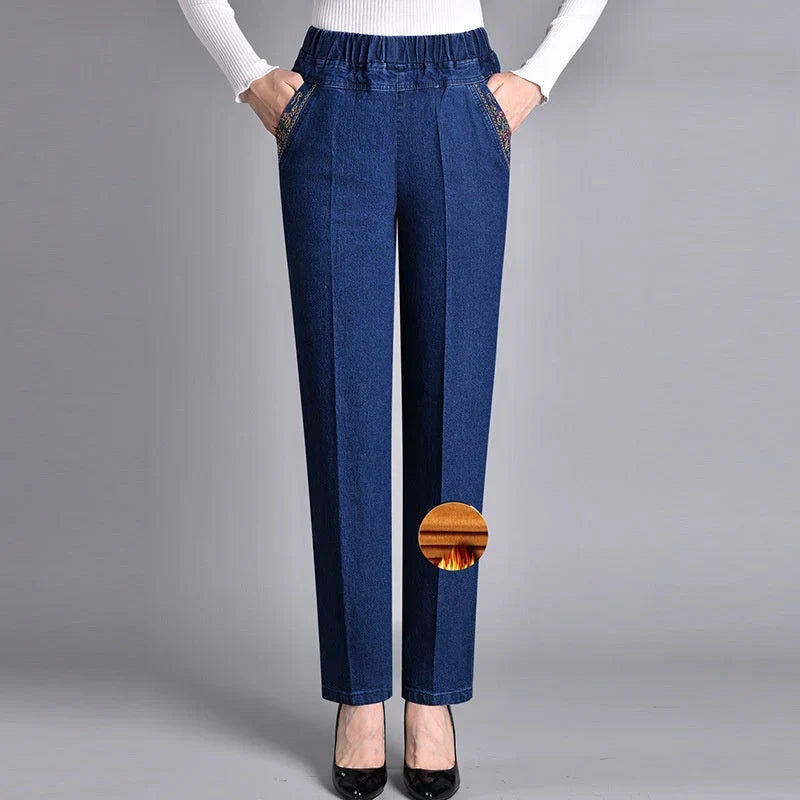 FlexiFit™ Wygodne jeansy damskie z kieszeniami