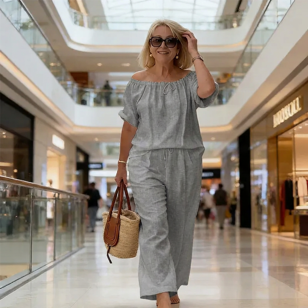 Giulia Romano™ Wygodny komplet dwuczęściowy do domu