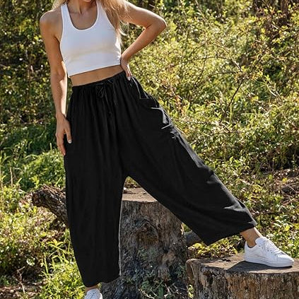 Giuseppina Mancini Breathable Wide Leg Linen Pants - gallery view 08