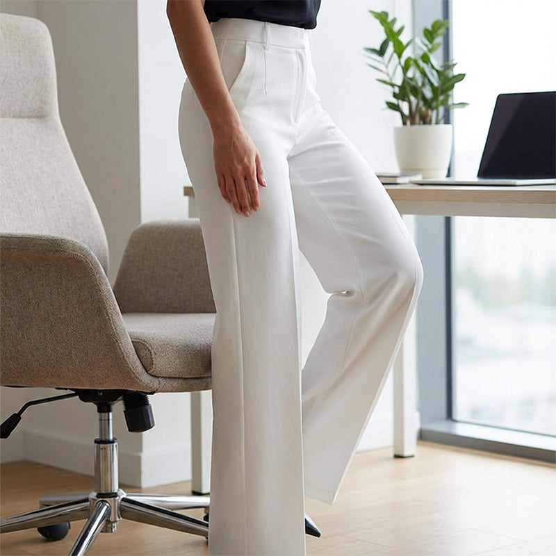 Lorenza Women's High Waisted Slim Formal Pants - styled product content image 5