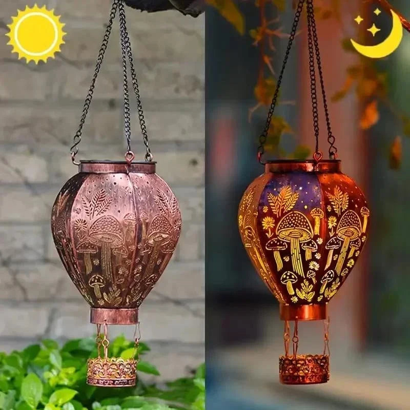 Lumiella™ Solarna wisząca latarnia balonowa do ogrodu na magiczne wieczory