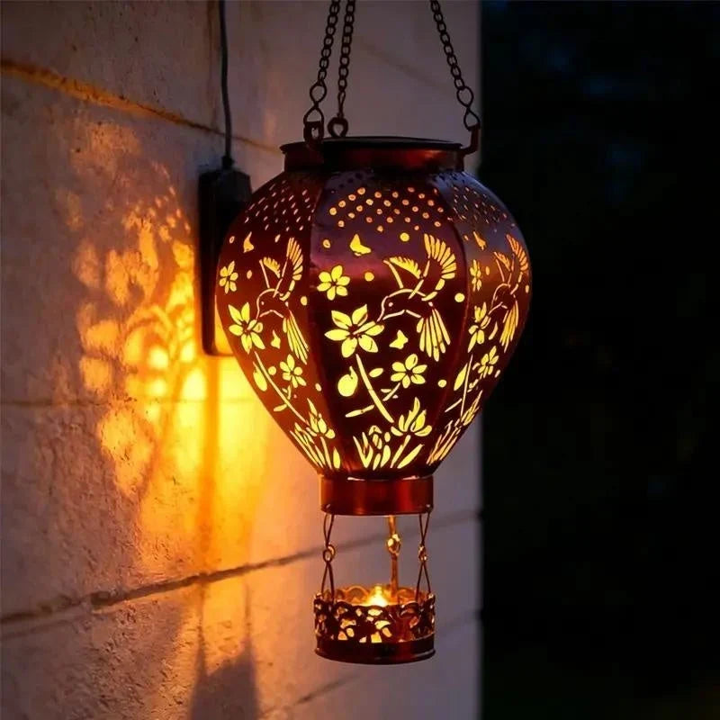 Lumiella™ Solarna wisząca latarnia balonowa do ogrodu na magiczne wieczory