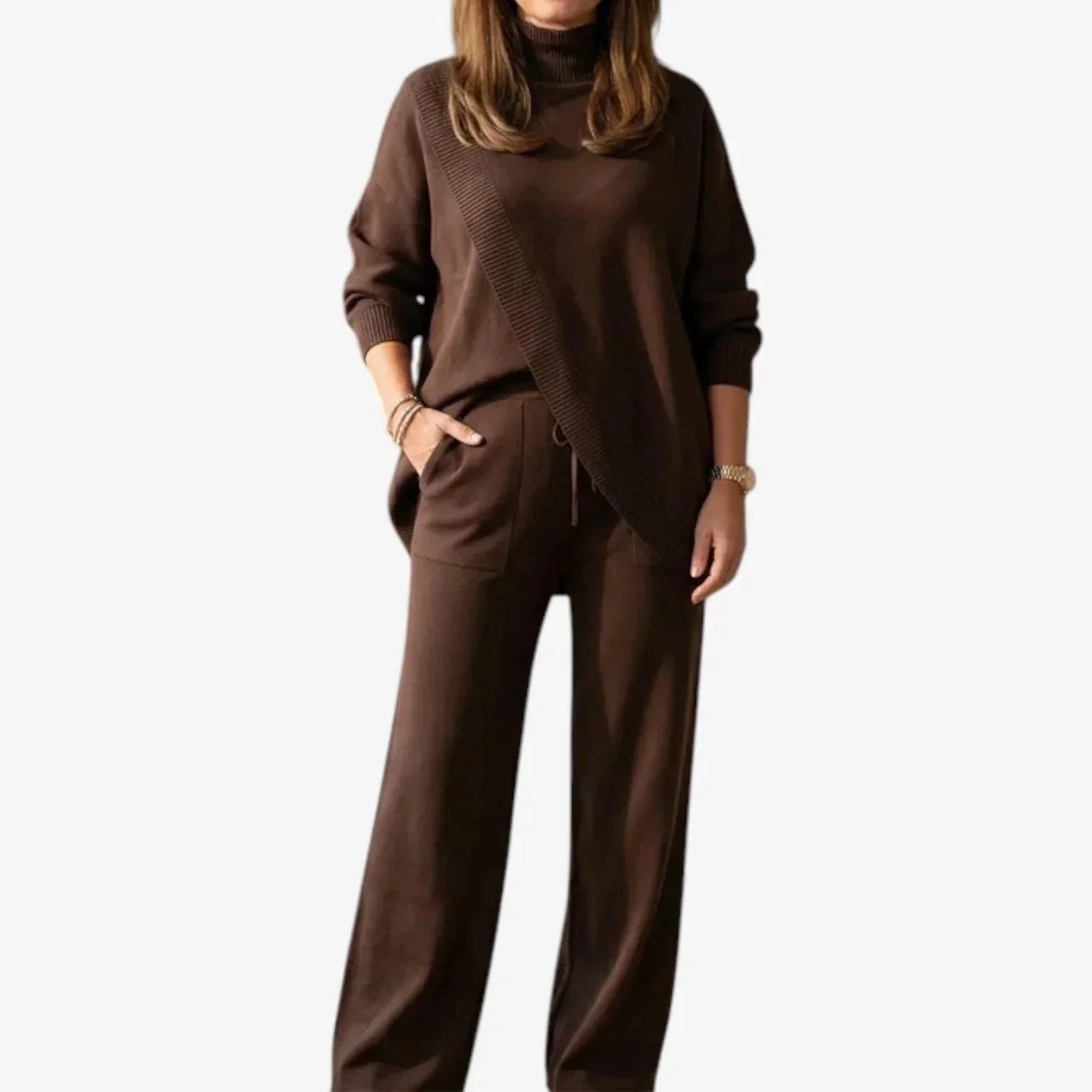 Malvina Lorella Knit Set - main product view of matching knit top and bottoms