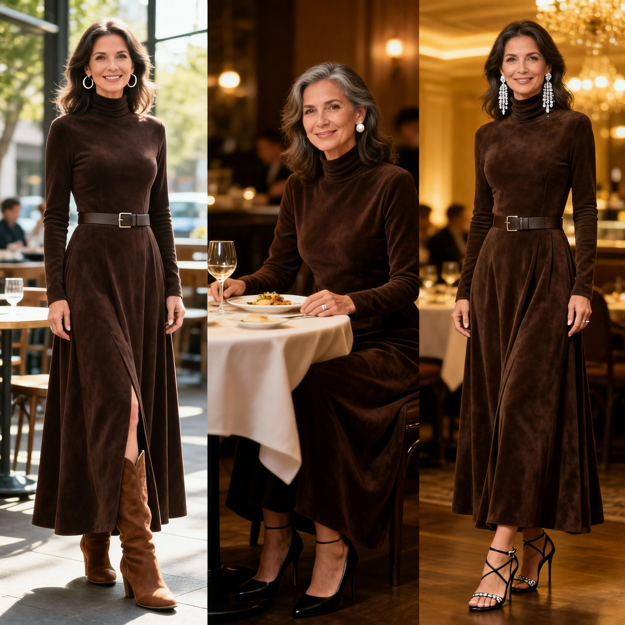 Marinucci™ Zwiewna sukienka maxi dla bezwysiłkowej elegancji
