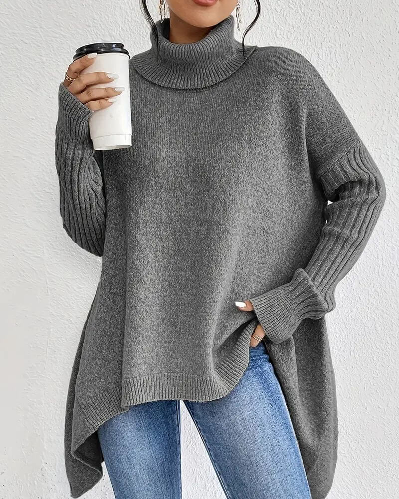 Nadia Antinori™ Miękki sweter z golfem dla przytulnej elegancji