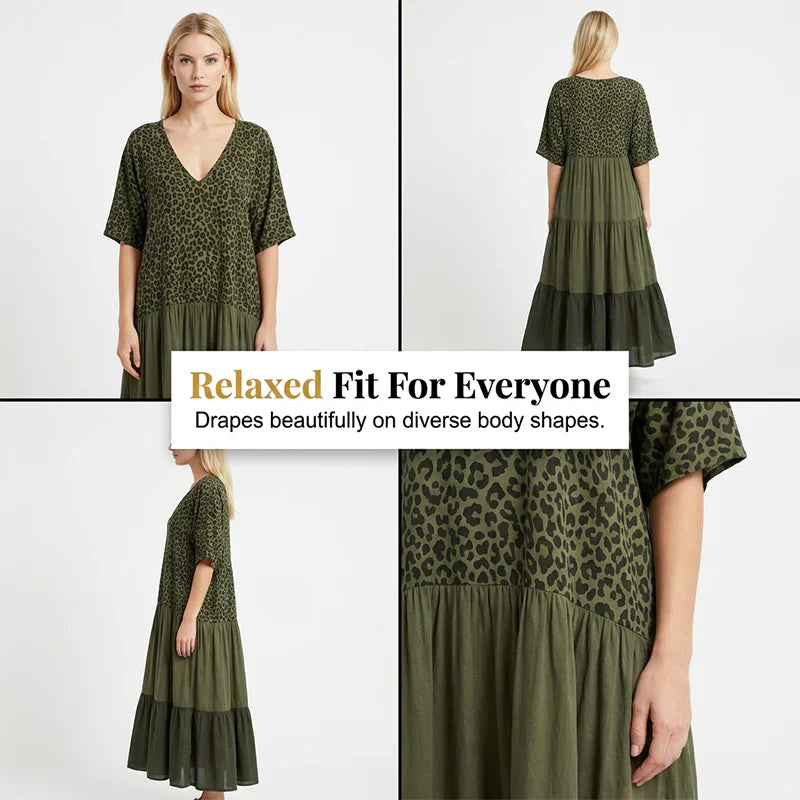 Natalia Severi™ Przewiewna sukienka wakacyjna maxi w stylu boho dla efektownego stylu