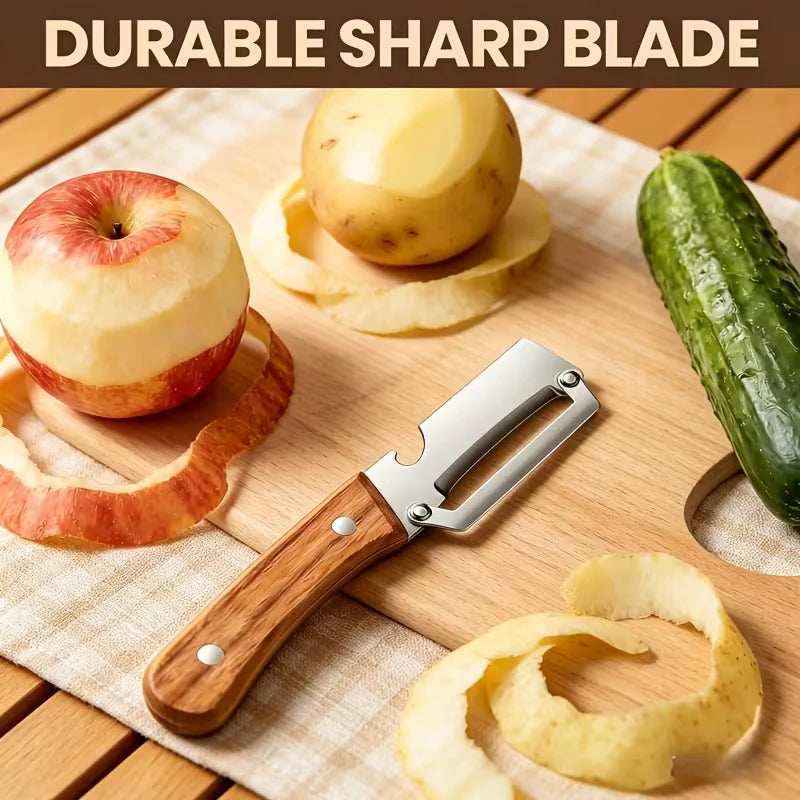 PeelPop PeelPop Pro Everyday Peeler and Bottle Opener - peeler blade close-up