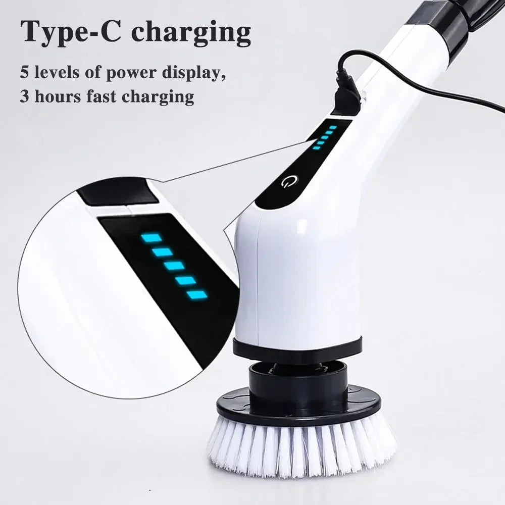 ScrubTech Pro™ Elektryczna szczotka szorujaca dla szybkiego i łatwego czyszczenia bez wysiłku