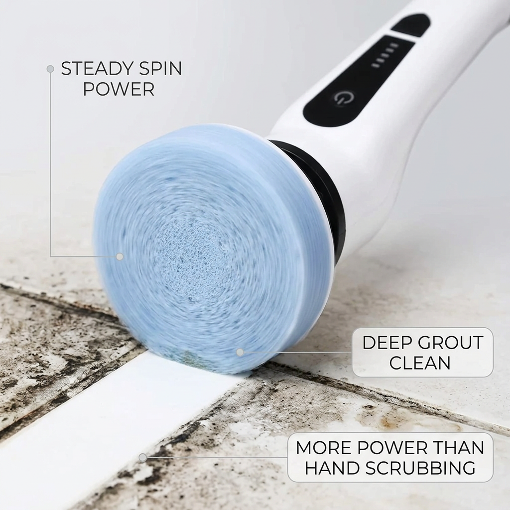ScrubTech Pro™ Elektryczna szczotka szorujaca dla szybkiego i łatwego czyszczenia bez wysiłku