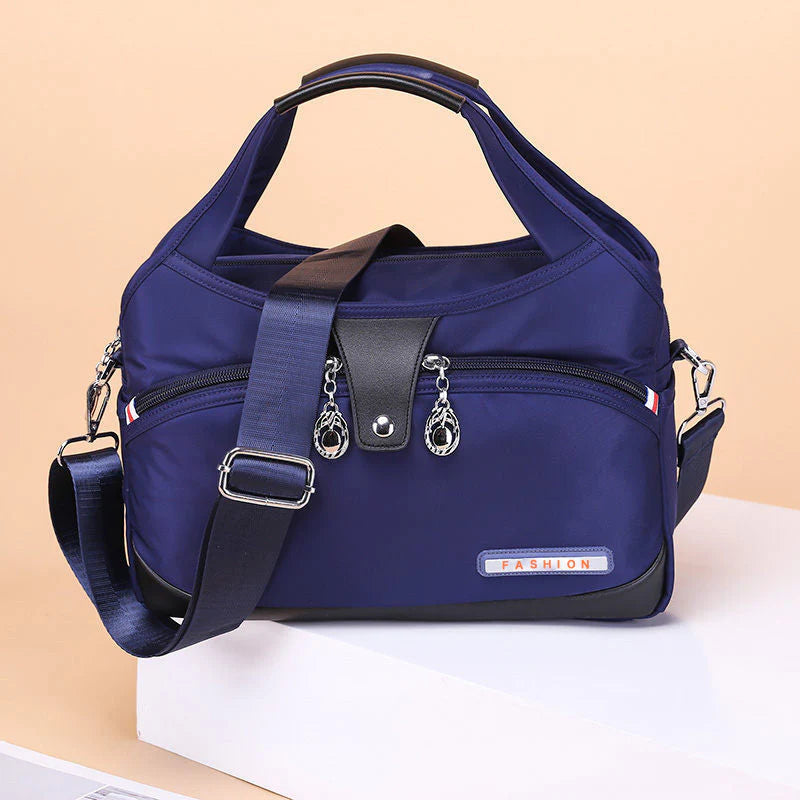 VaultChic Elegant Anti-Theft Tote Bag - detail of adjustable padded shoulder strap