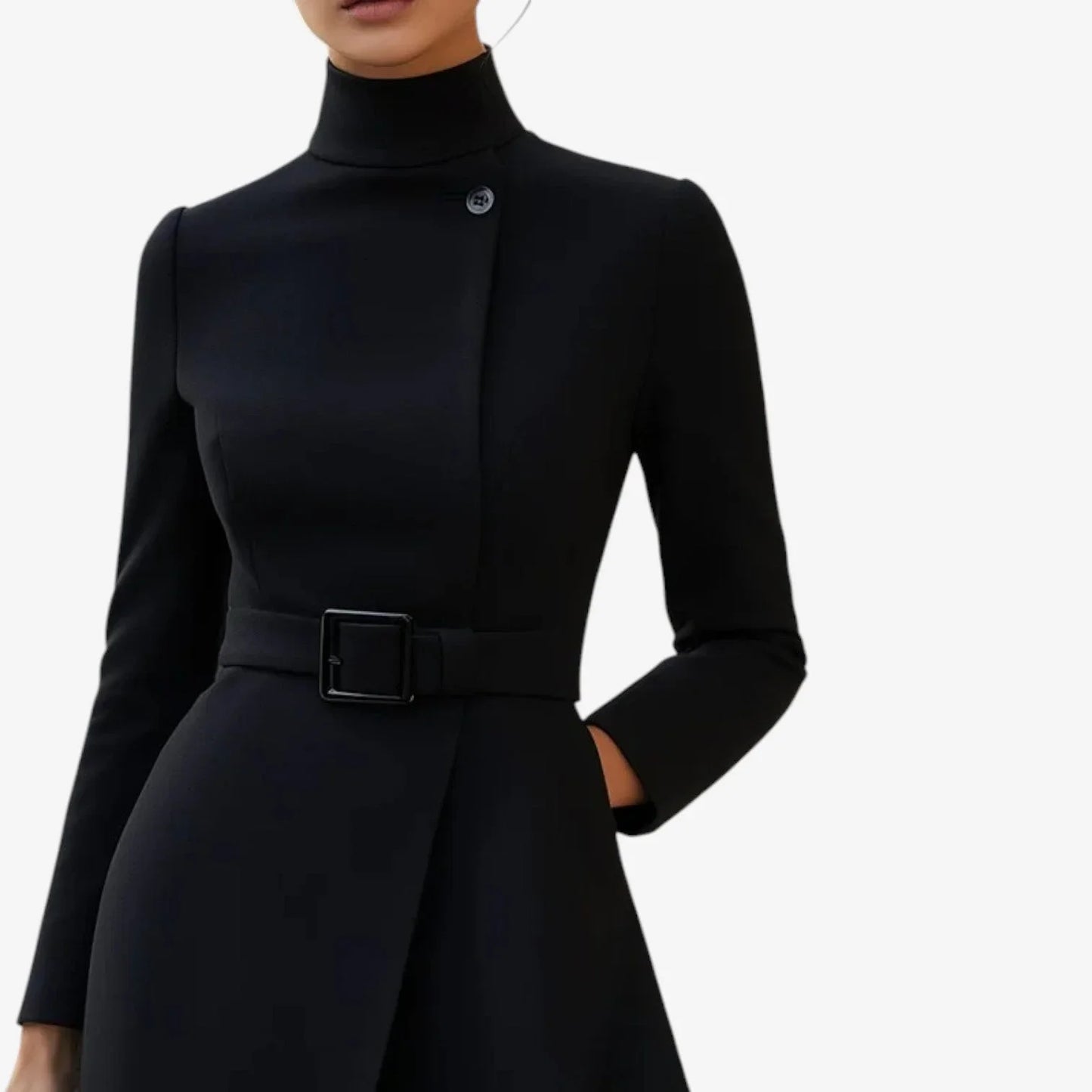 Yara Balducci™ Sukienka z paskiem dla bezwysiłkowej elegancji