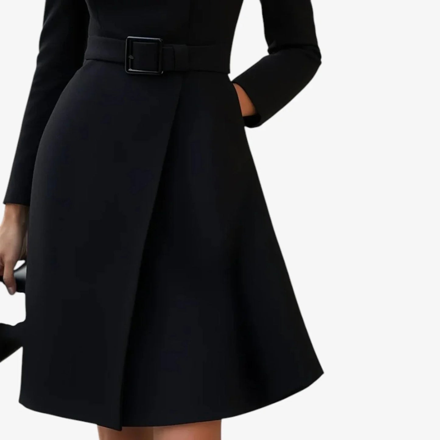 Yara Balducci™ Sukienka z paskiem dla bezwysiłkowej elegancji