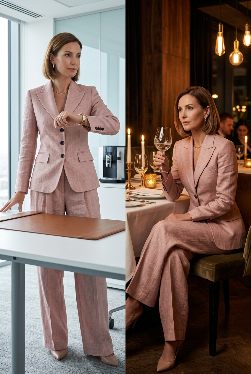Zaira Bonacolsi™ Kompletny zestaw damski garniturowy na eleganckie dni w pracy